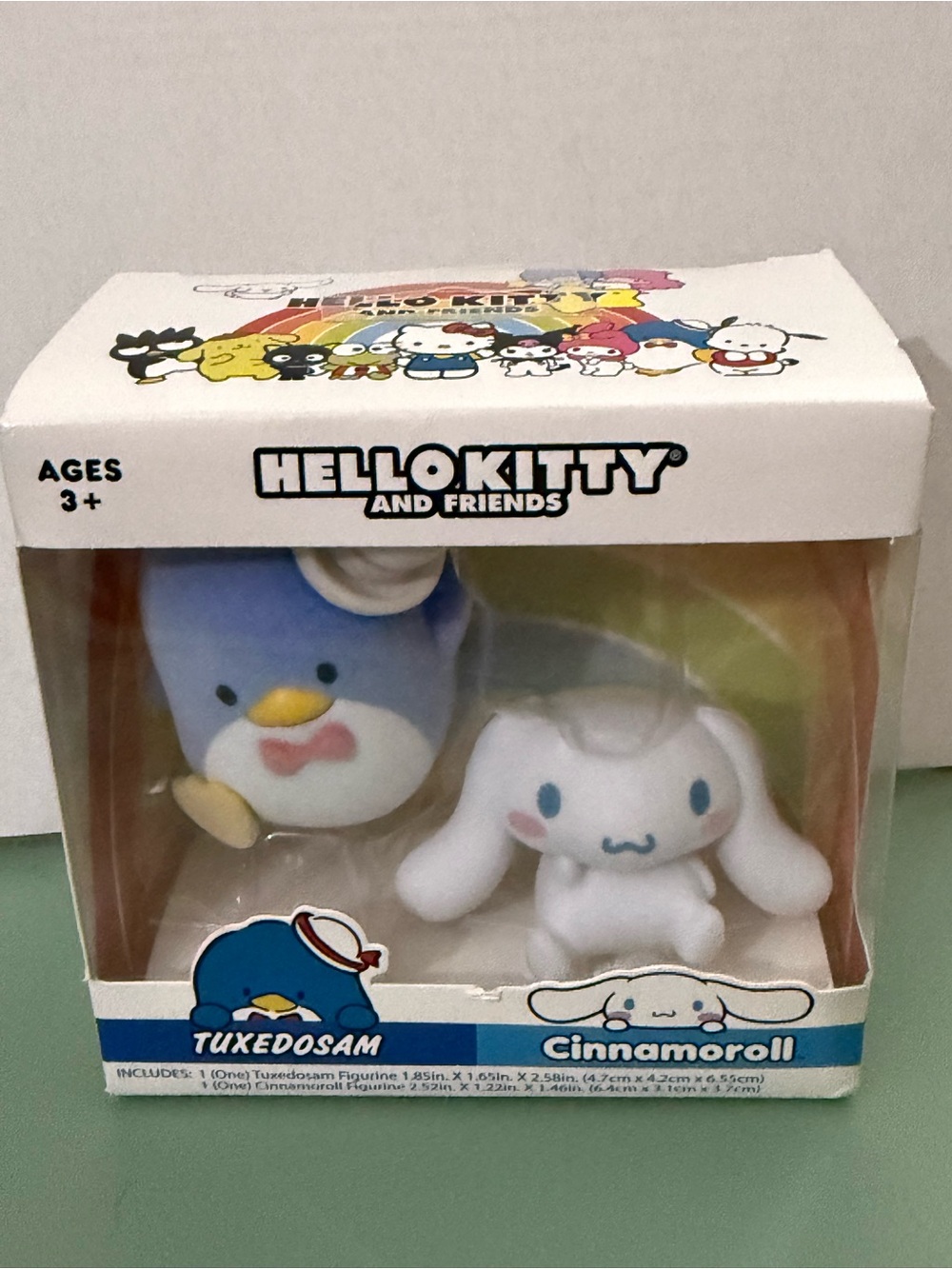Sanrio Tuxedosam (blue) & Cinnamoroll (white) Plush Set
